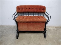 Antique Horse Buggy Carriage Bench