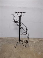 Wrought Iron Stair Step Plant Stand
