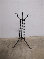 Green Wrought Iron Plant Stand