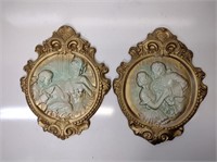 Chalkware Wall Plaques