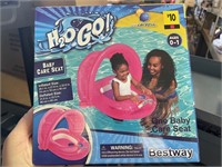 h2o go pink baby boat with cover 29 x 27 x 22 "