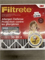 Filtrete 20x20x4 Furnace Filter, MPR 1000, MERV 11