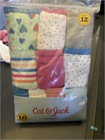 size 12 cat n jack girl shorts underwear 10 pack