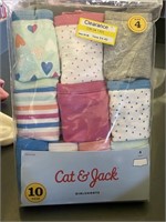 girls size 4 girl shorts cat n jack 10 pack