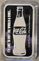 One Ounce Silver Bar: Coca-Cola