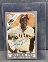 Willie Mays Autographed Card