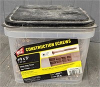 Tub Of 3" Construction Screws