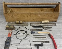 Wood XL Tool Caddy w/ Tools