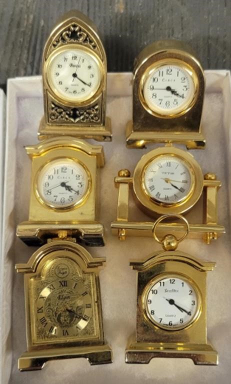 (6) Mini Clocks
