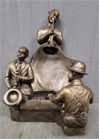 Jazz Players Water Fountain Statue
