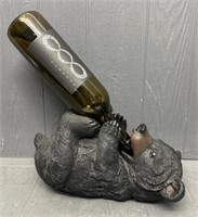 Black Bear Wine Bottle Holder Lodge/Cabin Decor