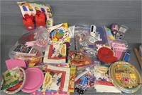 Assortment of Birthday Supply Items