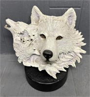 Rick Cain Midnight Son Wolf Sculpture