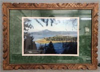 Large Lake & Woods Picture