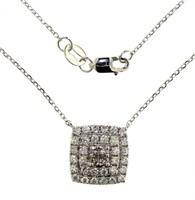 14kt Gold Brilliant 1/2 ct Diamond Necklace