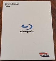 Sealed Blu-ray Disc Sim External Drive