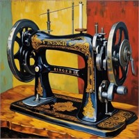 Singer Sewing Machine I LTD EDT Van Gogh Limited