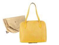 Louis Vuitton Yellow Epi Handbag