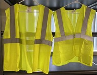 (2) Yellow Construction Vests