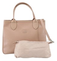 Longchamp Pink Handbag W/ Pouch