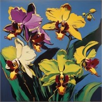 Orchids 4 Limited Edition Signed Van Gogh Limited