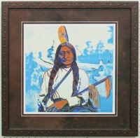 SITTING BULL GICLEE BY ANDY WARHOL