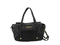 Burberry Black Leather 2WAY Handbag