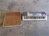 Casio LK-100 Keyboard & 4ft. Foldup Table
