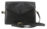 Longchamp Black Logo Shoulder Bag