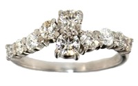 Platinum Brilliant 1.00 ct Natural Diamond Ring