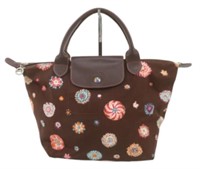 Longchamp Brown Patterned Handbag