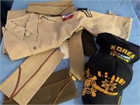 Military Caps & Shirt