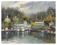 Roche Harbor by Thomas Kinkade