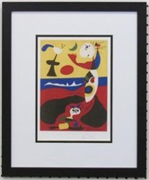 CONTEMPORARY PRINT PLATE SIGN BY JOAN MIRO