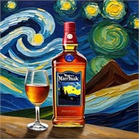 Starry Night Over Kentucky Bourbon Signed Charis