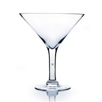WGV Martini Glass Vase, Open 9", Height 10.25",