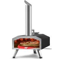 VEVOR Multi-fuel Outdoor Pizza Oven, 12-inch Gas &