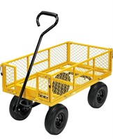 VIVOHOME Steel Garden Cart Heavy