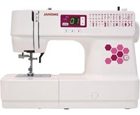 Janome Sewing Machine, White, W16" x H12" x D 7"