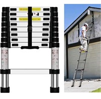 Telescoping Ladder,12.5 FT Aluminum