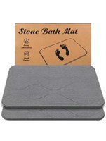 JIZEUO Stone Bath Mat, Diatomaceous