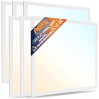 Allsmartlife 2x2 LED Flat Panel Light 6-Pack,