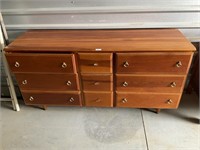 Vintage wooden dresser 59 1/2”x18”x30”