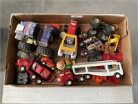 Boxful toy cars trucks some Tonka