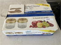Box of jelly canning jars