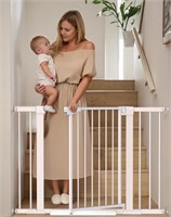New Mumeasy Baby and Pet Gate for Stairs,