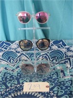 Qty 3 Designer Bertha Handmade in Italy Sunglasses