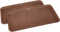 Boot Trays for Entryway, Set of 2