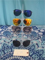 Qty 4 Designer Bertha Handmade in Italy Sunglasses