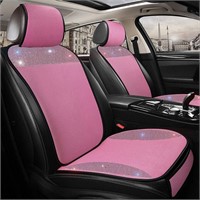 Bling Crystal Car Seat Cover - Pink